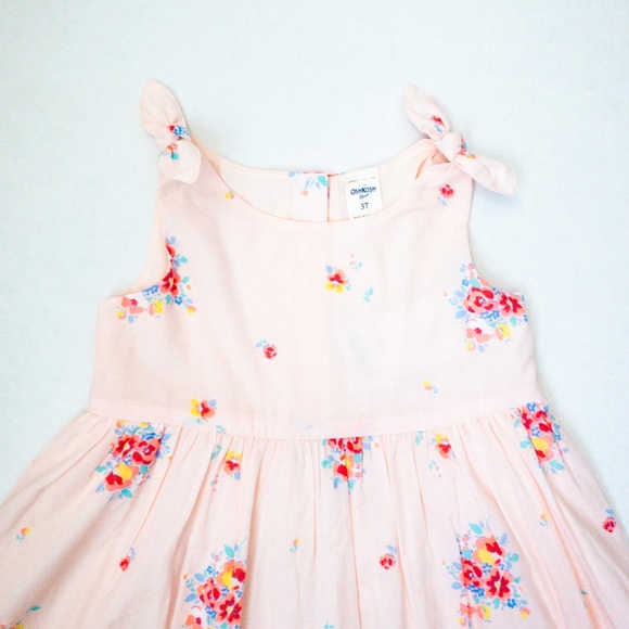OshKosh B’gosh light pink floral dress (3T) - Picture 7 of 10